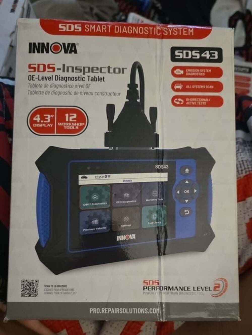 INNOVA SDS-Inspector SDS43 Diagnostic Tablet - Black & Blue